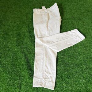 Jessica Simpson Kiss Me Skinny Jeans White Mid Rise Stretch Pants Size 16 NWT